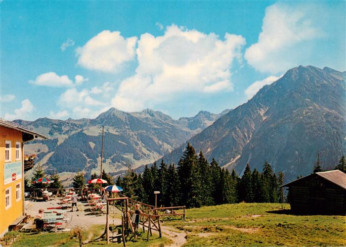 Mittelberg Kleinwalsertal AT Alpengaststaette Buehlalpen