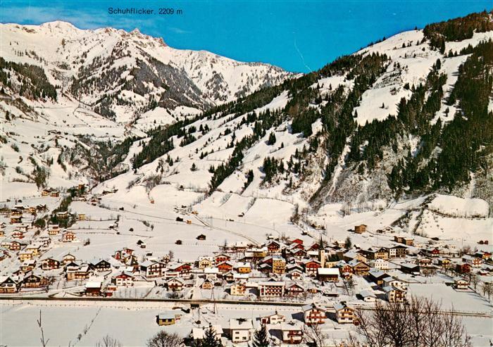 Dorfgastein AT Panorama mit Hotel Kirchenwirt und Schuhflicker