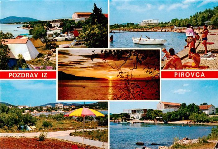 Pirovac Croatia Strandpartien Sonnenuntergang