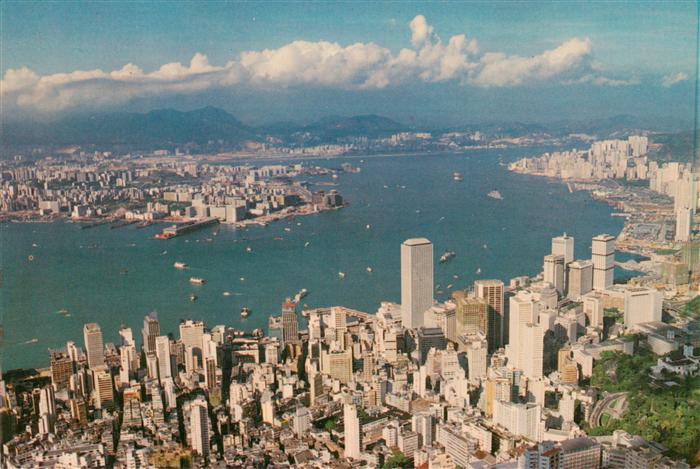 Hongkong Hong-Kong and Kowloon from the Peak