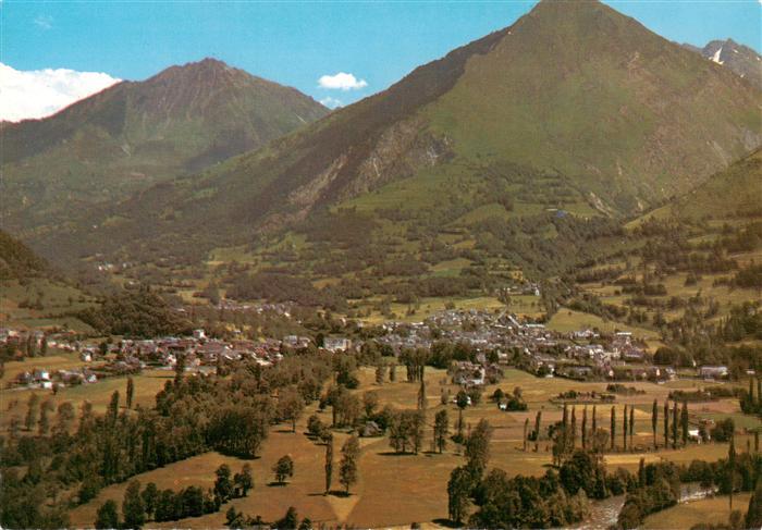 Luz-Saint-Sauveur Hautes Pyrenees Vue generale Le Pic de Bergons et le Som de la