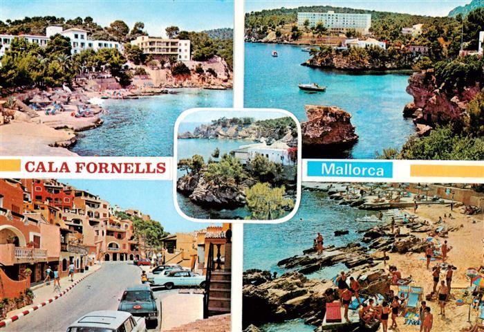 Cala Fornells Paguera Mallorca Islas Baleares ES Strandpartien Dorfstrasse Panor