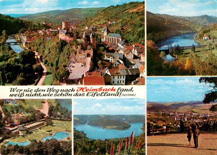 Heimbach Eifel Panorama Schloss Kirche