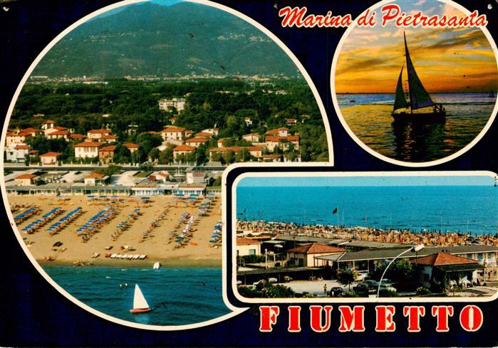 Fiumetto Pietrasanta Toscana IT Marina di Pietrasanta Fliegeraufnahme