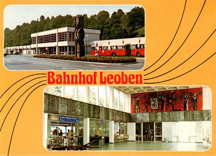 Leoben Steiermark AT Bahnhof Halle