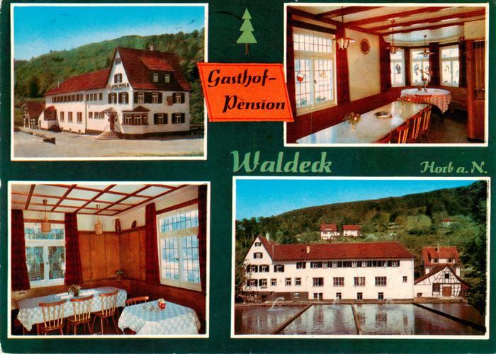 Horb Neckar Gasthof Pension Waldeck Gastraeume
