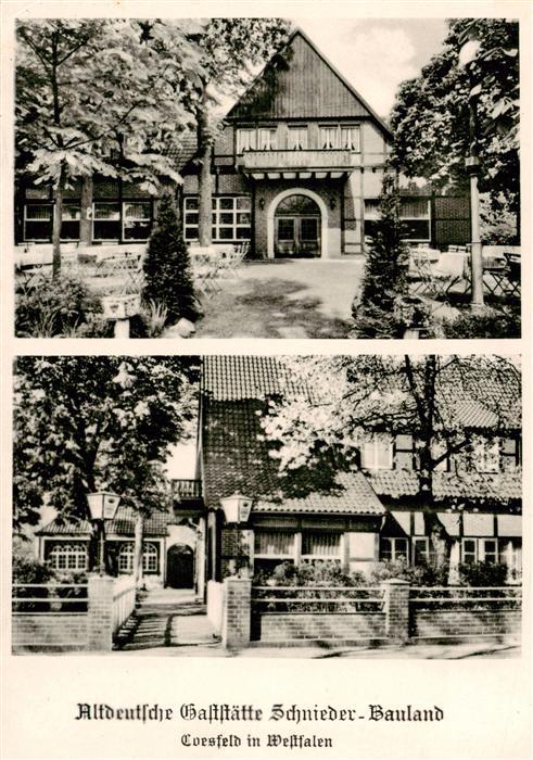 Coesfeld Altdeutsche Gaststaette Schnieder Bauland