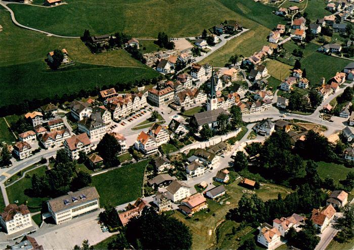 Gais AR Fliegeraufnahme mit Hotel Krone Feldpost