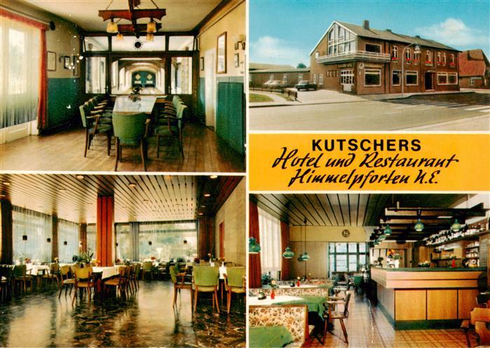 Himmelpforten Niederense Soest Kutschers Hotel und Restaurant Gastraeume Bar