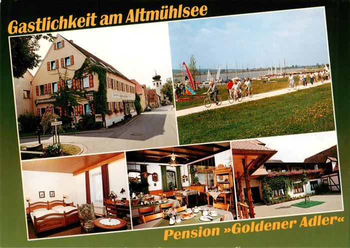 Muhr See Bayern Pension Goldener Adler Altmuehlseepartie Zimmer Gastraum