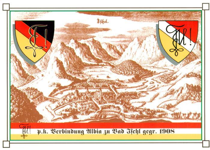 Bad Ischl Salzkammergut AT Verbindung Albia zu Bad Ischl Mittelalt