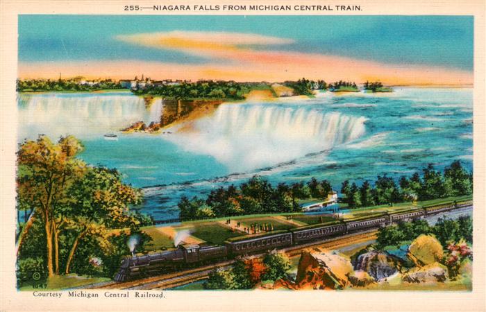 Niagara Falls Ontario Canada Courtesy Michigan Central Railroad