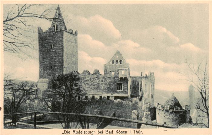 Bad Koesen Die Rudelsburg