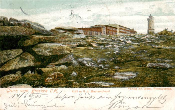 Brocken Harz Panorama mit Brockenhaus