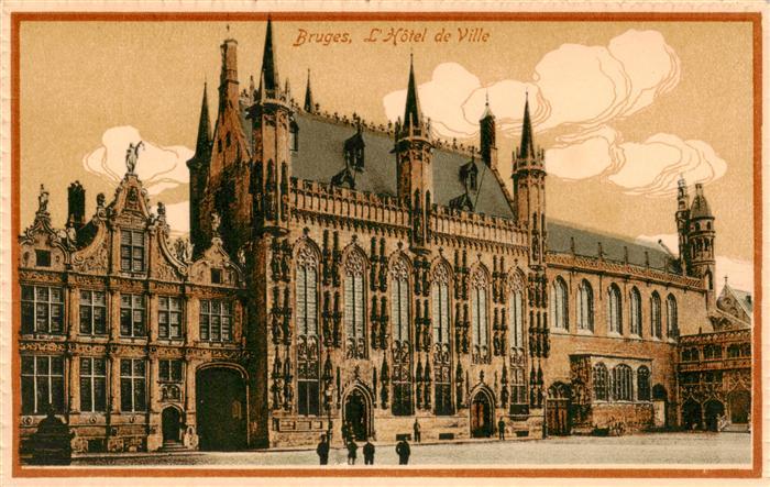 Bruges BRUGGE Belgie Hotel de Ville