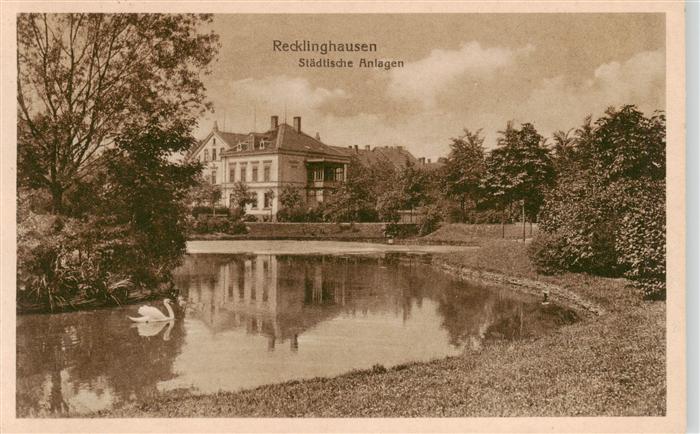 Recklinghausen  Westfalen Staedtische Anlagen