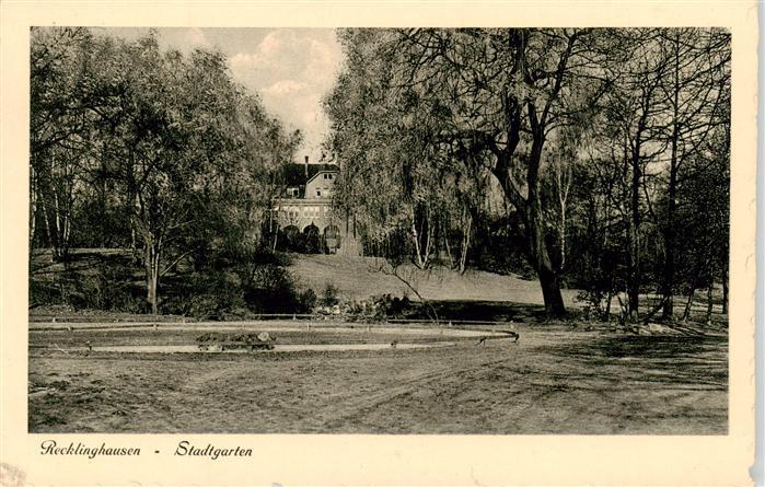 Recklinghausen  Westfalen Stadtgarten