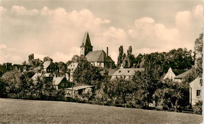 Oberlungwitz Ansicht mit Kirche