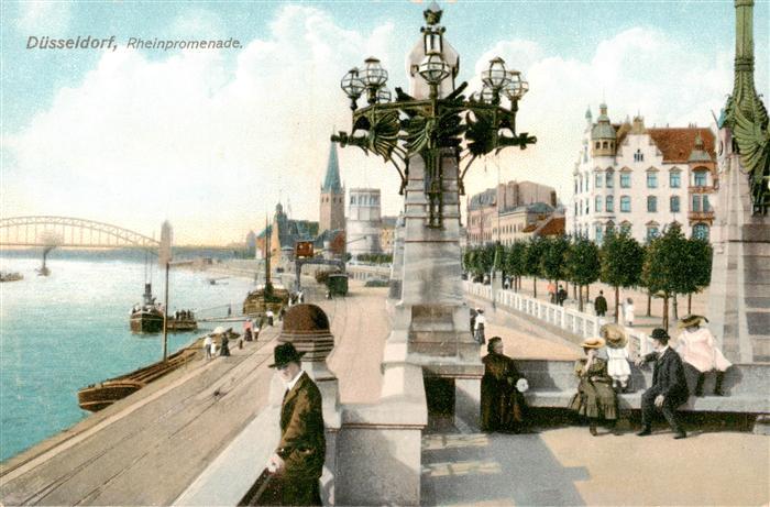 DuessELDORF  CITY Rheinpromenade