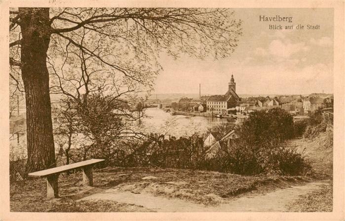 Havelberg Panorama Blick auf die Stadt