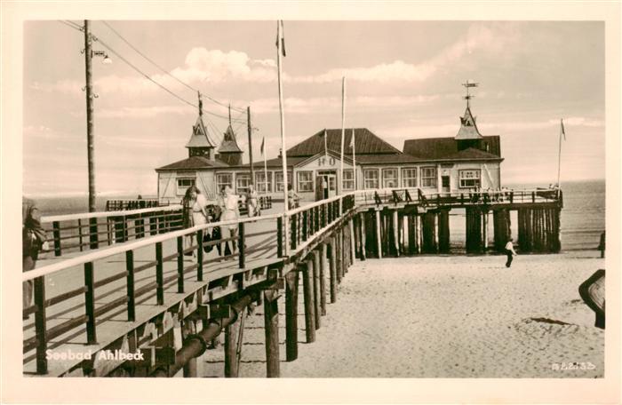 Ahlbeck Ostseebad Seebruecke Restaurant Strand