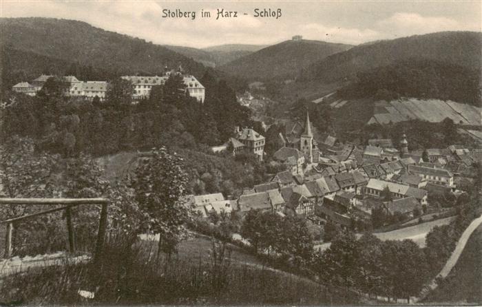 Stolberg Harz Panorama mit Blick auf das Schloss