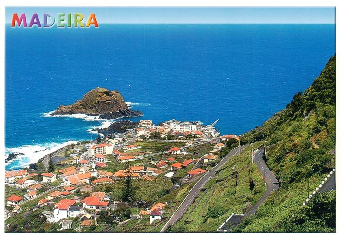 Porto Moniz Porto do Moniz Madeira PT Vista parcial da Vila e Ilhéu Mole