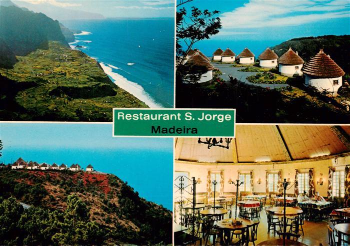 Sao Jorge Madeira  Portugal Kuestenpanorama Restaurante Cabana
