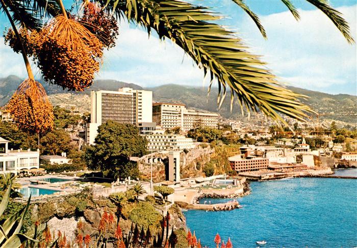 Funchal Madeira PT Vista leste Kuestenpanorama