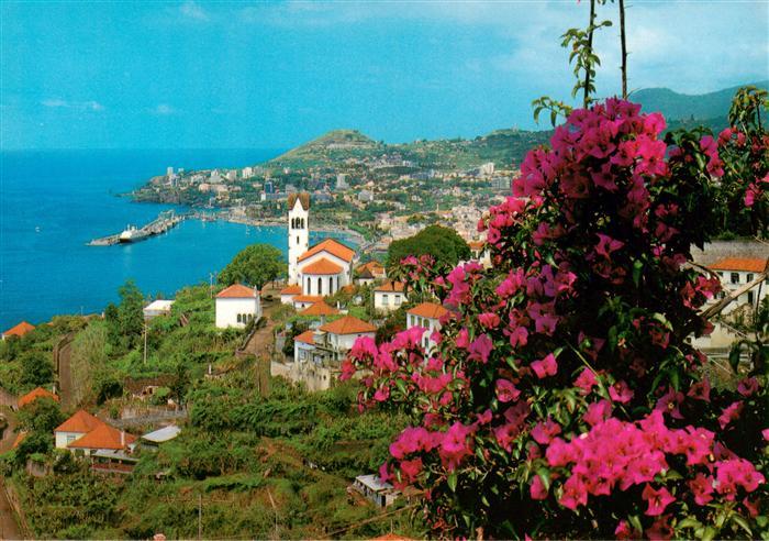 Funchal Madeira PT Vista oeste Panorama Blick von Westen
