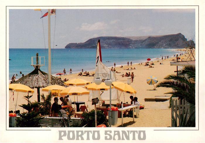 Porto Santo Madeira PT Um aspecto da praia Panorama Strand