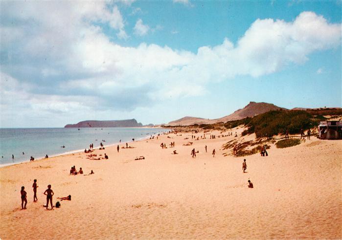 Porto Santo Madeira PT Uma praia de areia dourada Sandstrand