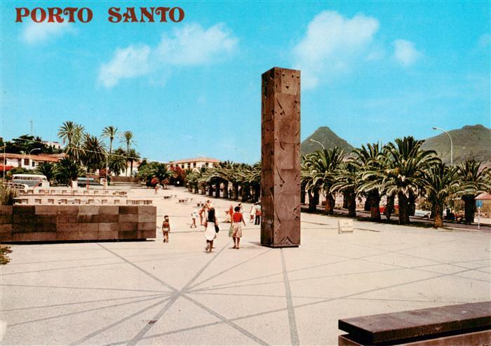 Porto Santo Madeira PT Vila Padrao das Descobertas Denkmal der Entdeckungen