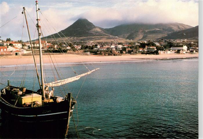 Porto Santo Madeira PT Panorama Fischerboot