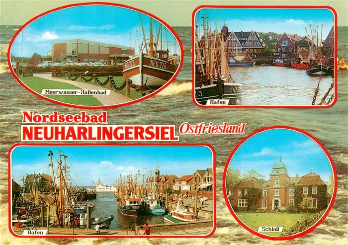 Neuharlingersiel Meerwasser Hallenbad Hafen Schloss