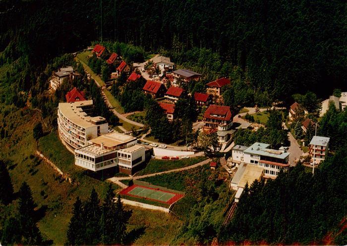 Wildbad Schwarzwald Staatsbad Wildbad Sommerberg Fliegeraufnahme