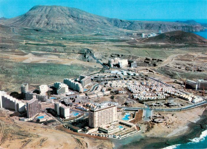 Playa de las Americas Arona Tenerife Islas Canarias ES Fliegeraufnahme