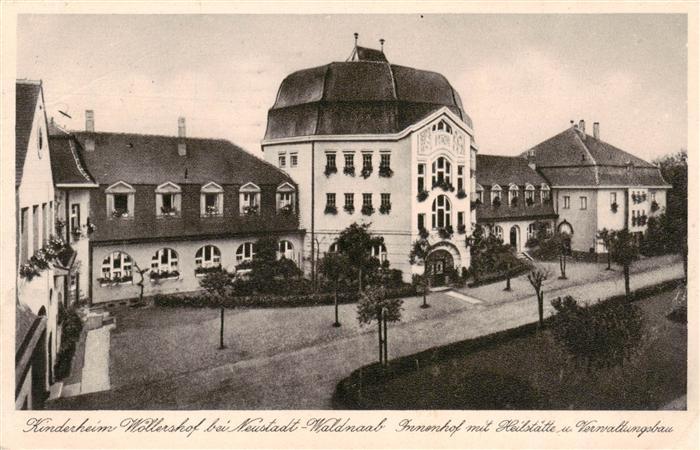 Woellershof Neustadt Waldnaab Innenhof mit Heilstaette und Verwaltungsbau