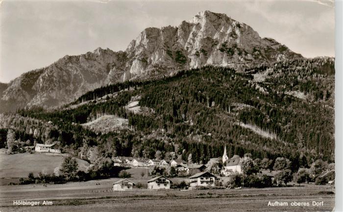 Aufham Anger Hoelbinger Alm mit Hochstaufen
