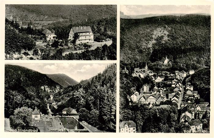 Bad Bertrich Hotel Marienhoehe Diana Strandbad Ortsansicht