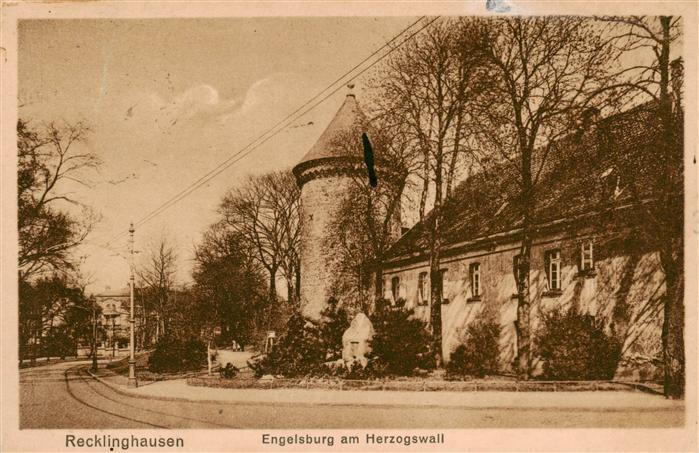 Recklinghausen  Westfalen Engelsburg am Herzogswall