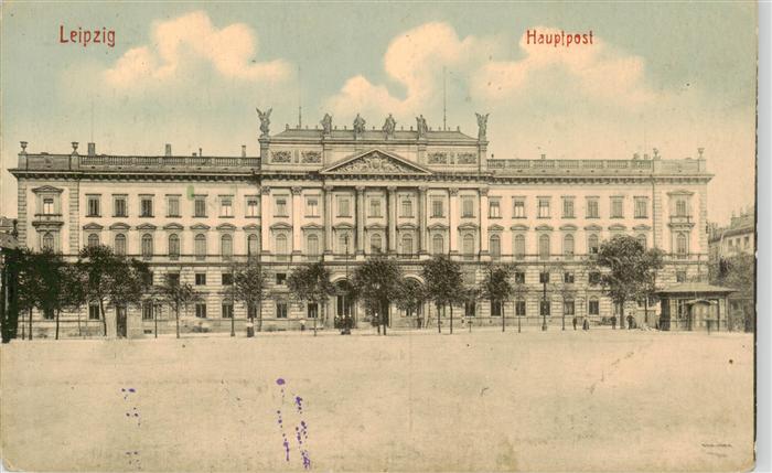 LEIPZIG Sachsen Hauptpost