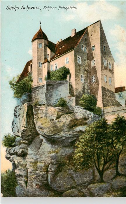 Hohnstein Saechsische Schweiz Schloss Hohnstein