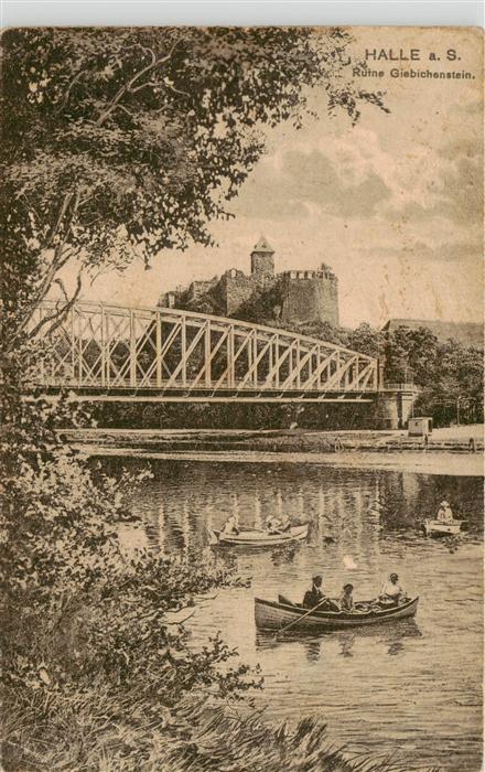 Halle  Saale Ruine Giebichenstein
