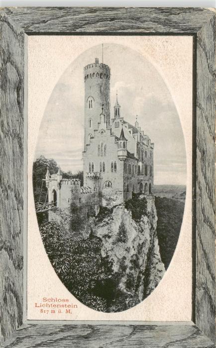 Lichtenstein  Schloss Wuerttemberg Ansicht
