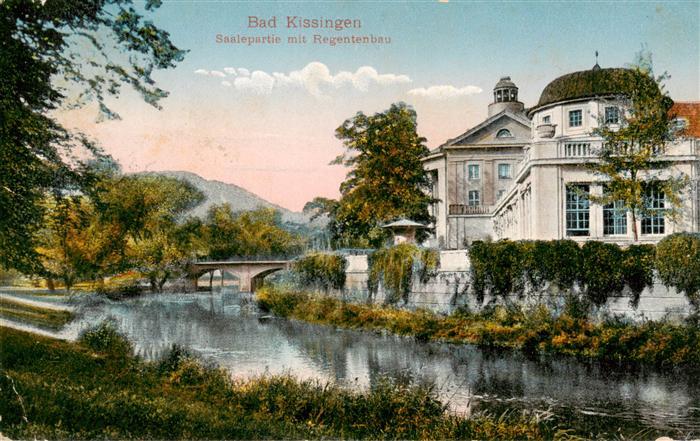 Bad Kissingen Saalepartie mit Regentenbau