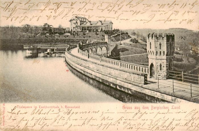 Remscheid Thalsperre im Eschbachthale