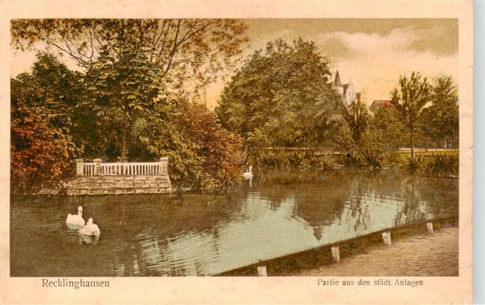 Recklinghausen Westfalen Staedtische Anlagen