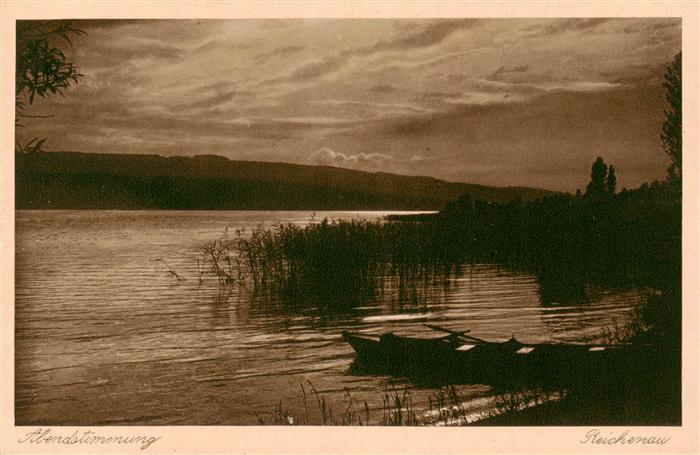 Reichenau Bodensee Abendstimmung