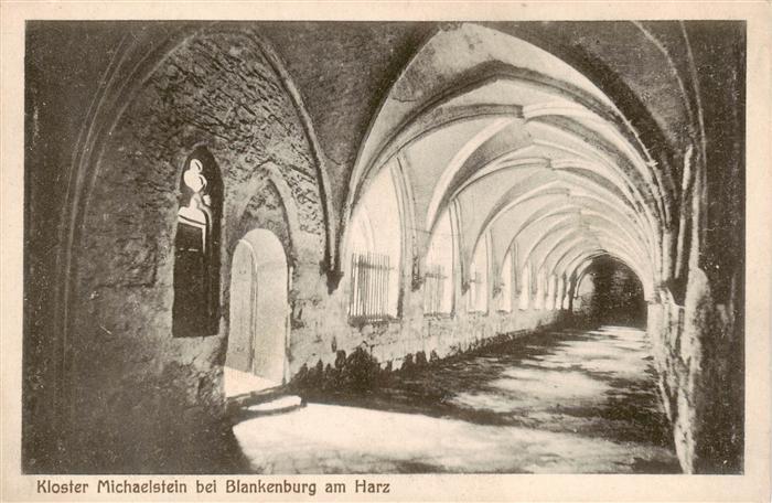 Blankenburg Harz Kloster Michaelstein Nordfluegel des Kreuzgangs